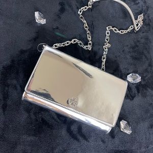 Tory Burch Robinson Mirror Metallic bag - NWT